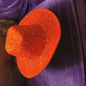 Red Hat with Rhinestones (stand not included)